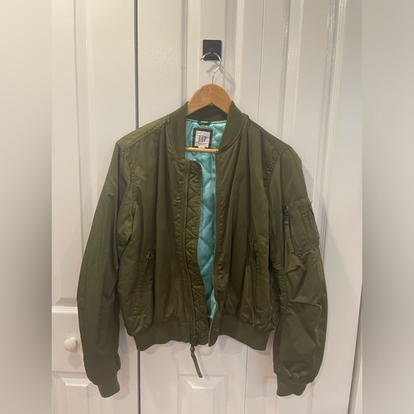 GAP green bomber jacket - Picture 1 of 12